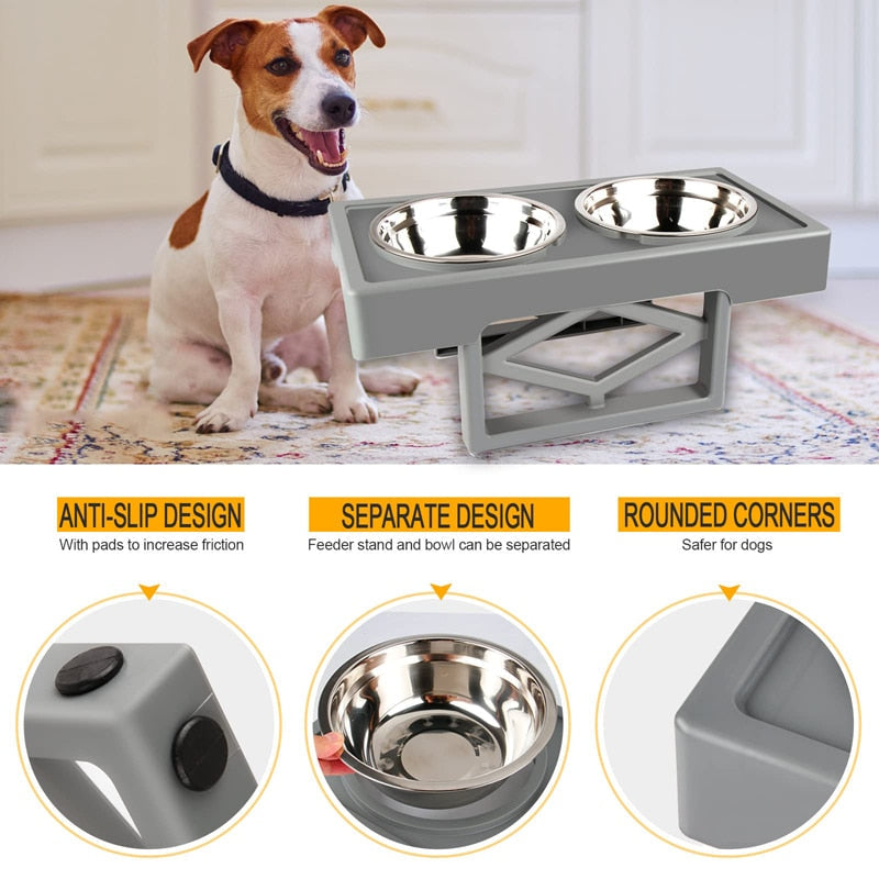 Super Large Capacity Elevated Dog Bowl