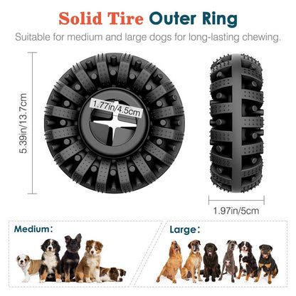 Solid Rubber Tire Strong Dog Toys