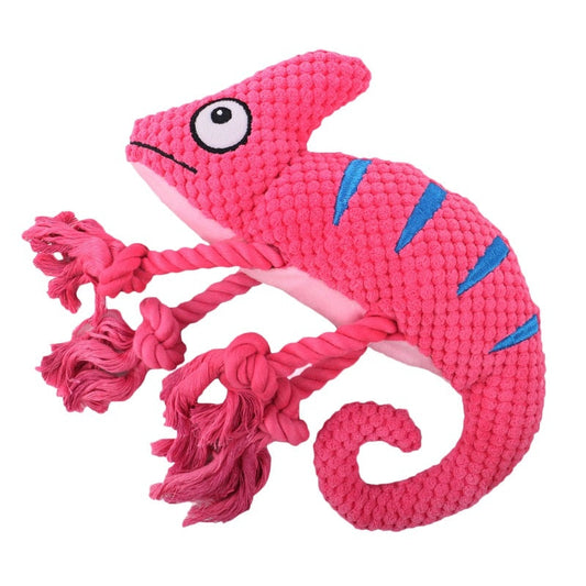 Squeaky Lizard Dog Chew Toy