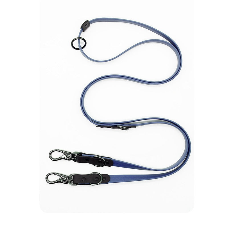 PVC Multifunctional Dual Dog Leash