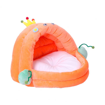 Cartoon Pumpkin Shape Pet Bed