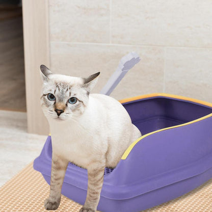 Large Capacity Plastic Cat Litter Box