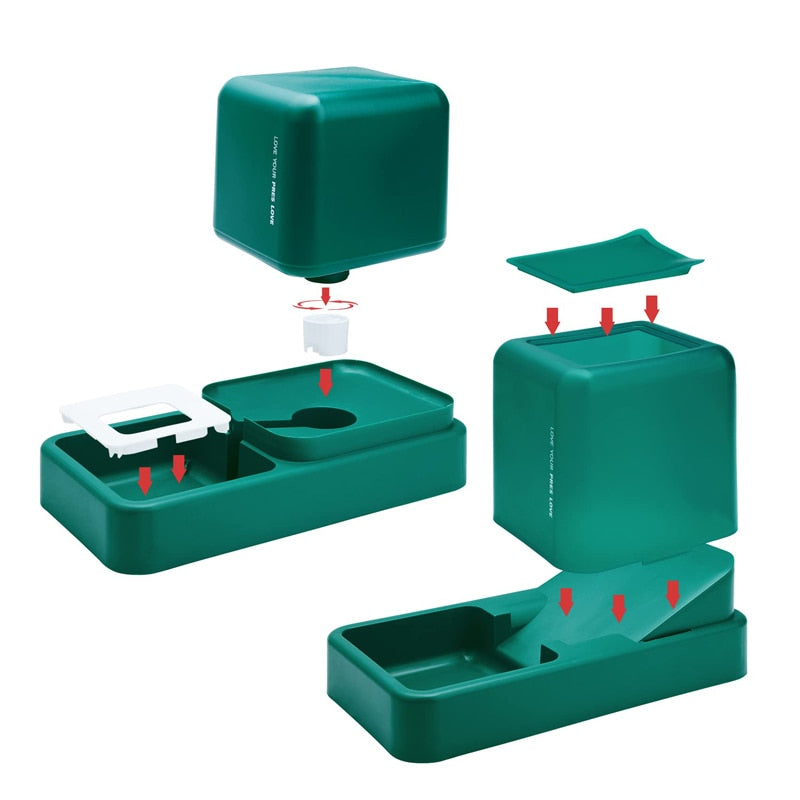 Large Capacity Automatic Dog Feeder Dispensers