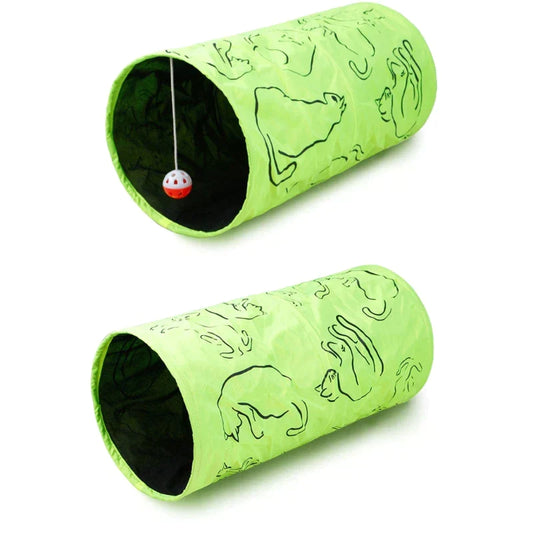 Collapsible Cute Cat Tunnel Tube