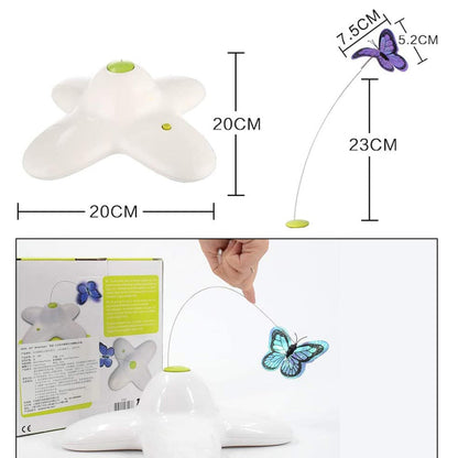 Motion Activated Butterfly Cat Toy