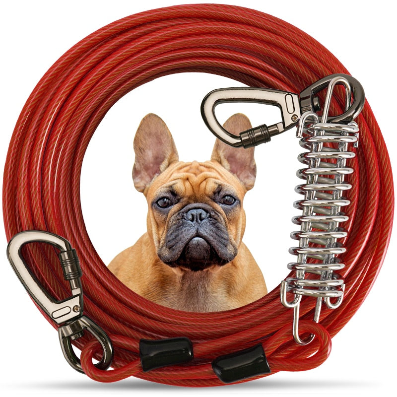 Steel Wire Metal Spring Dog Leash