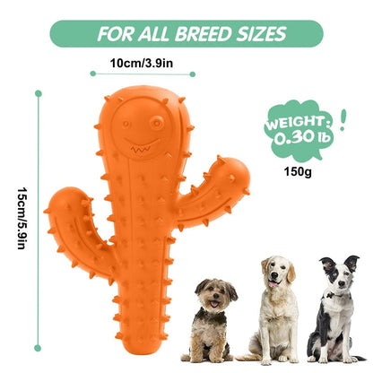 Interactive Squeaky Cactus Dog Toys