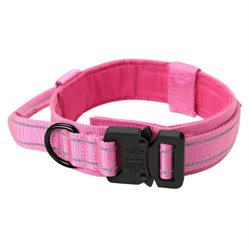 Reflective Tactical Military Dog Collar