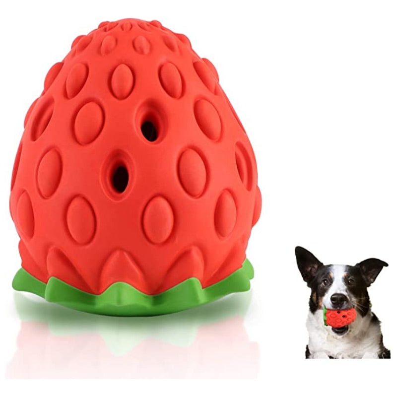 Indestructible Strawberry Dogs Chew Toys