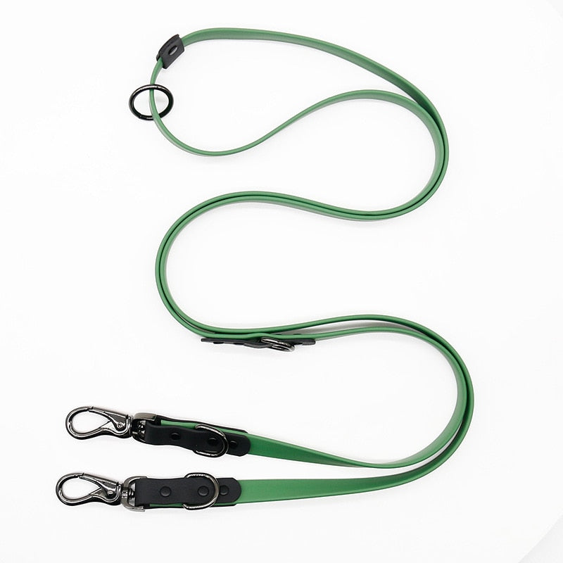 PVC Multifunctional Dual Dog Leash