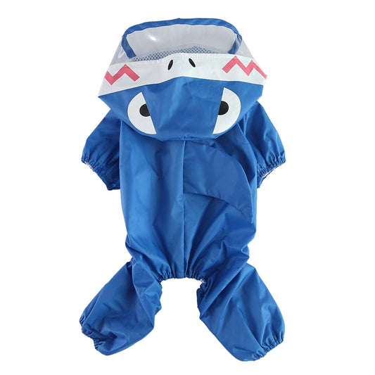 Shark Style Dog Raincoat