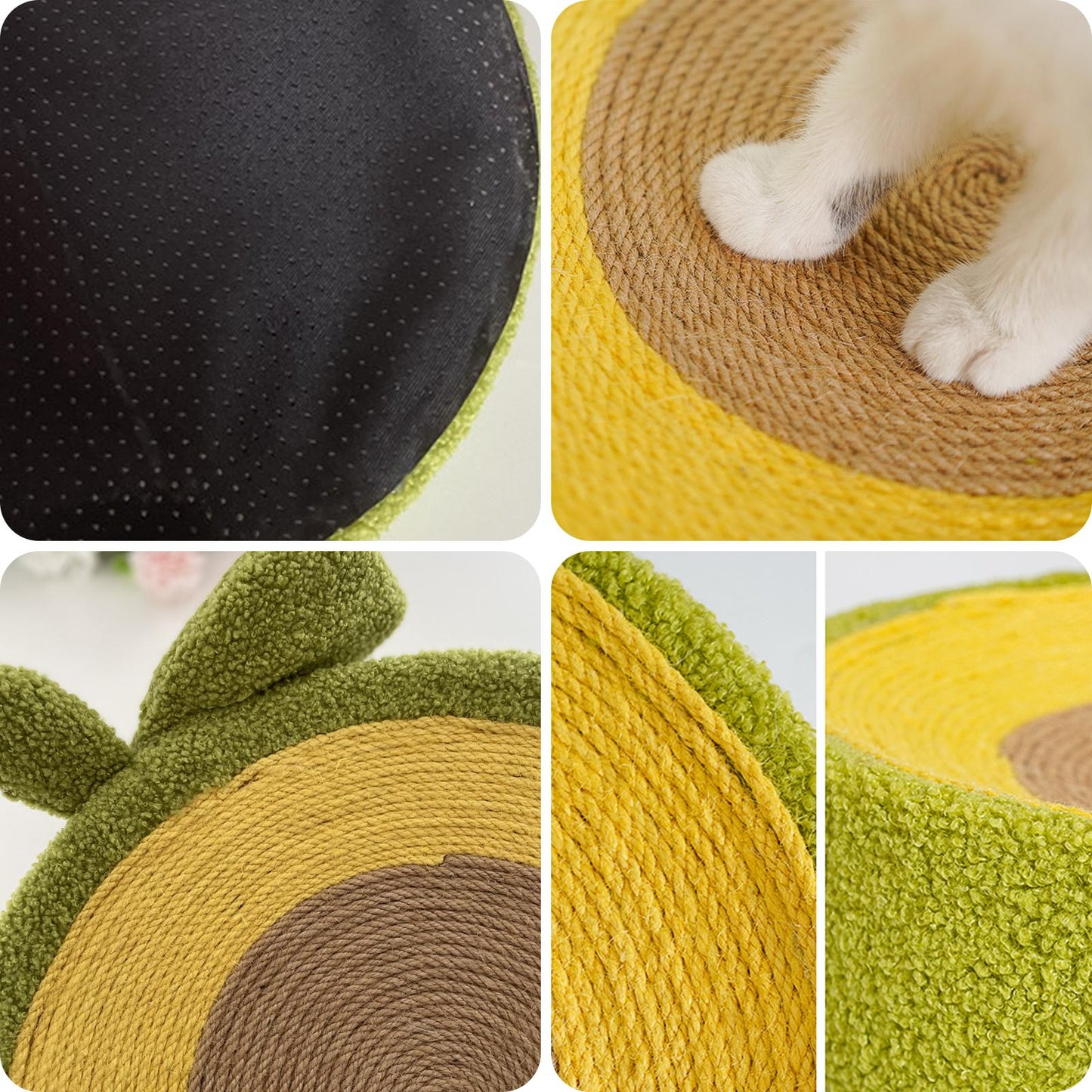 Cute Avocado Cat Scratching Pads