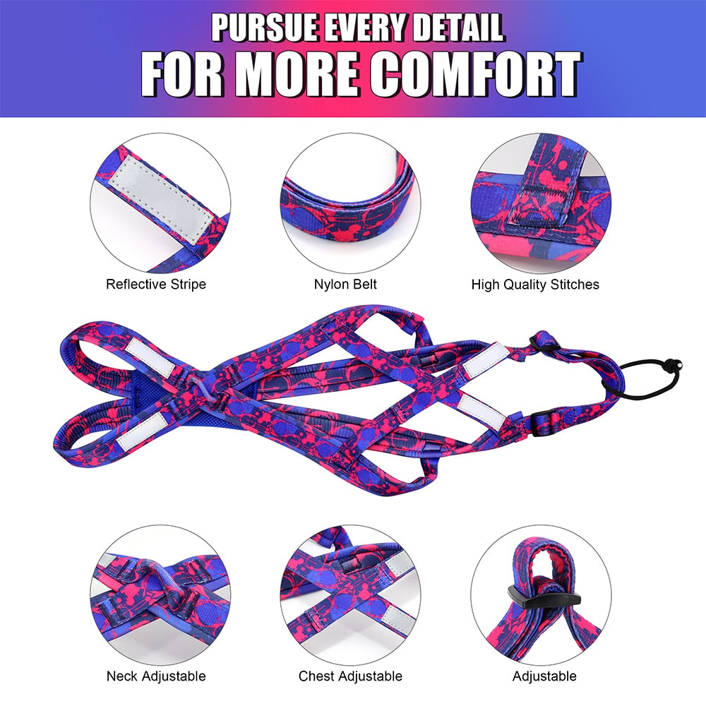 Reflective Big Dog Sledding Harness