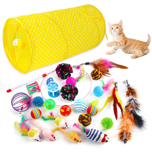 27 Pack Assorted Cat Toys