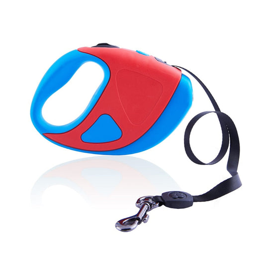 Bright LED Flashlight Retractable Dog Leash