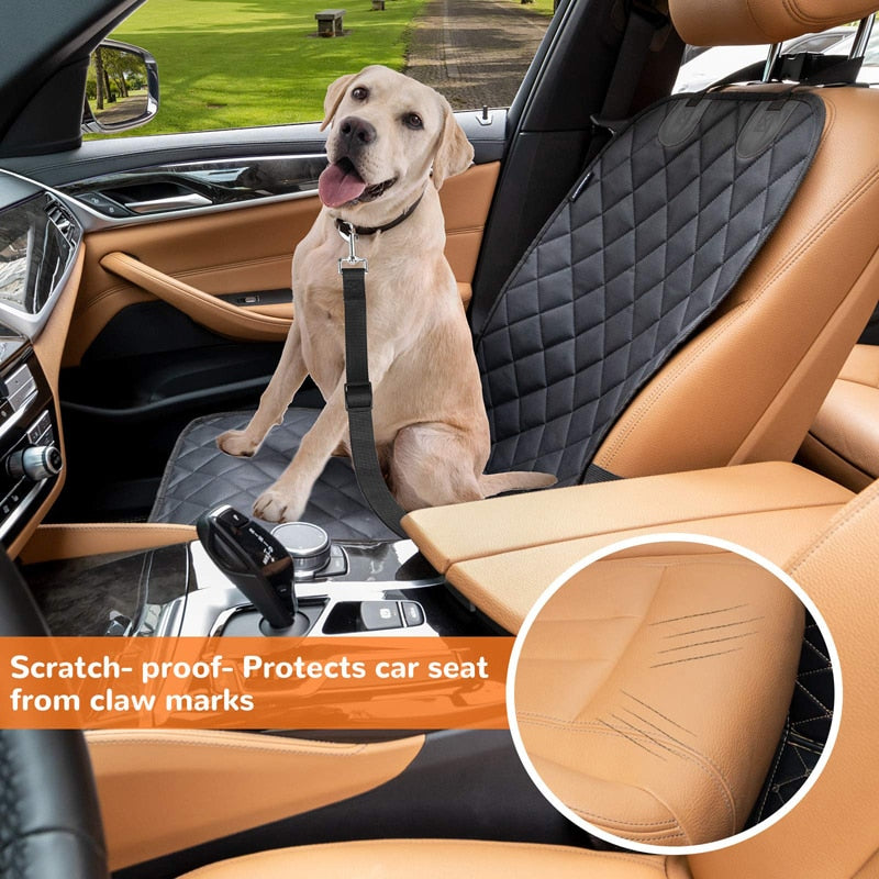 Waterproof Padded Dog Car Front Seat Cover