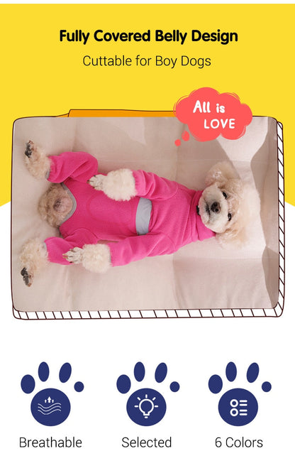 Polar Fleece Dog Soft Jumpsuit