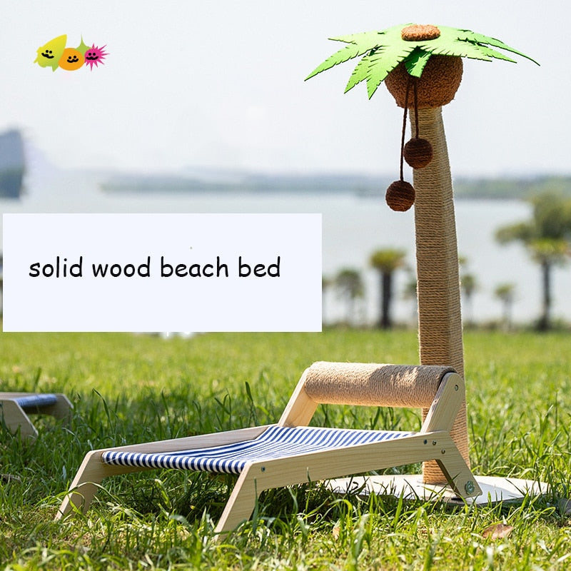 Sisal Roller Cat Beach Lounger