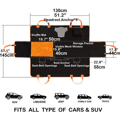 Dog Car Seat Cover & Snuffle Mat