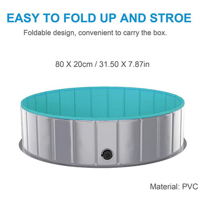 Hard PVC Collapsible Dog Swimming Pool
