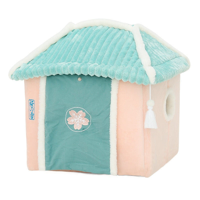 Japanese Style Cute Cat House