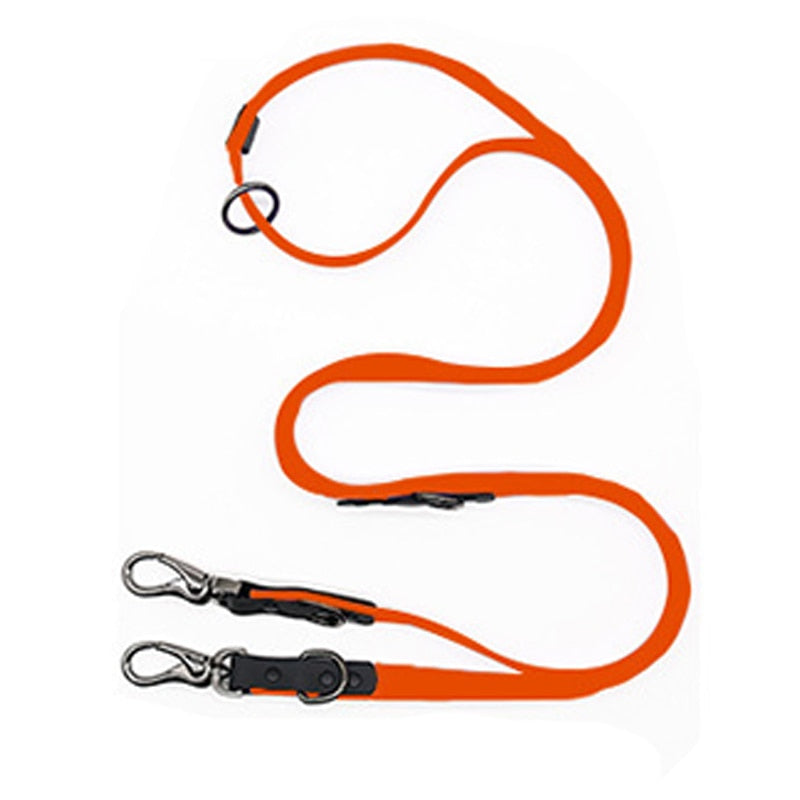 PVC Multifunctional Dual Dog Leash