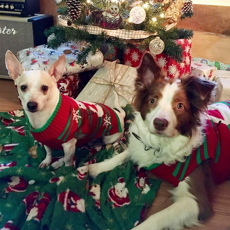 Christmas Snowman Dog Sweaters