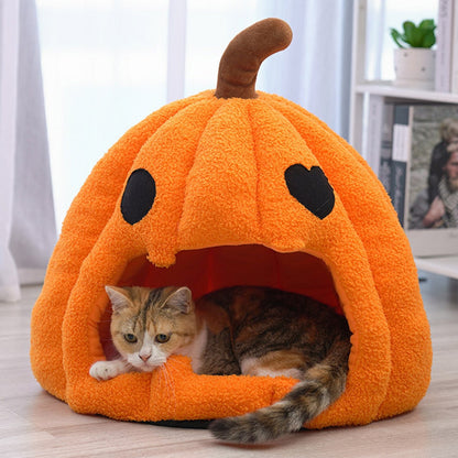 Halloween Pumpkin Pet Bed