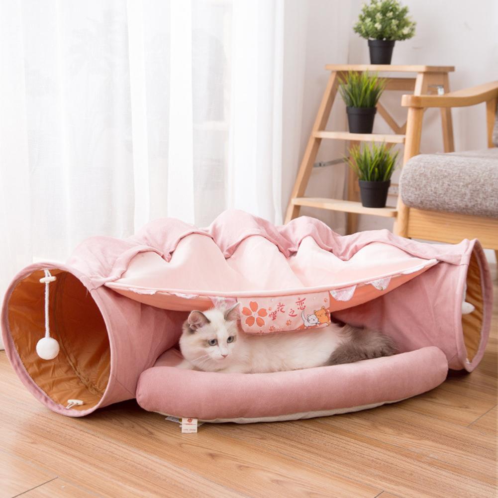 Japanese Style Indoor Pinky Cat Tunnel