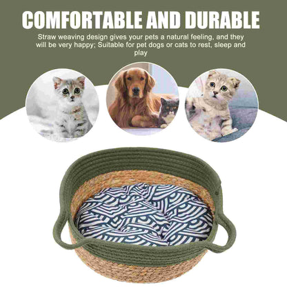 Comfortable Pets Woven Rattan House