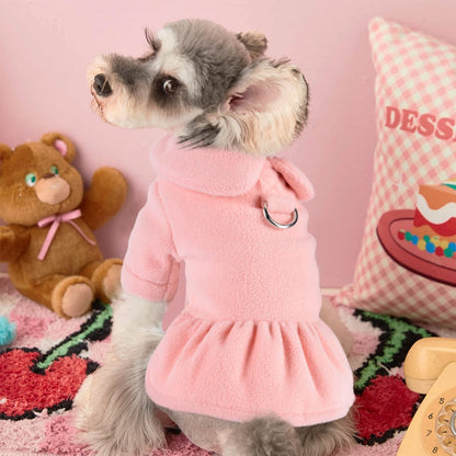 Thermal Thick Dog Fleece Dress