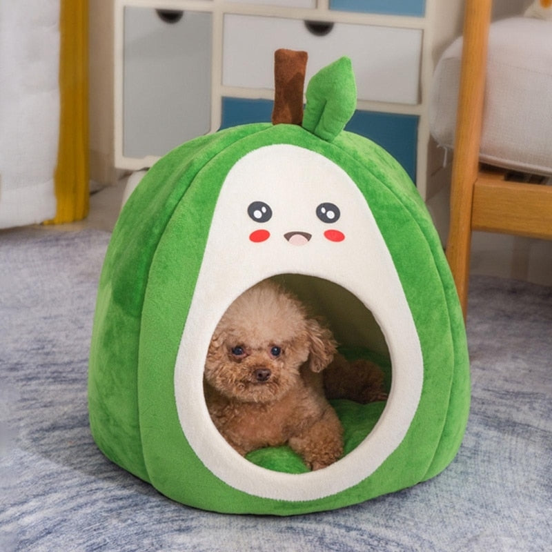 Cartoon Avocado Pet Bed