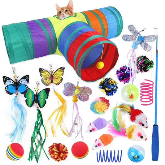 22 Pack Assorted Cat Toys