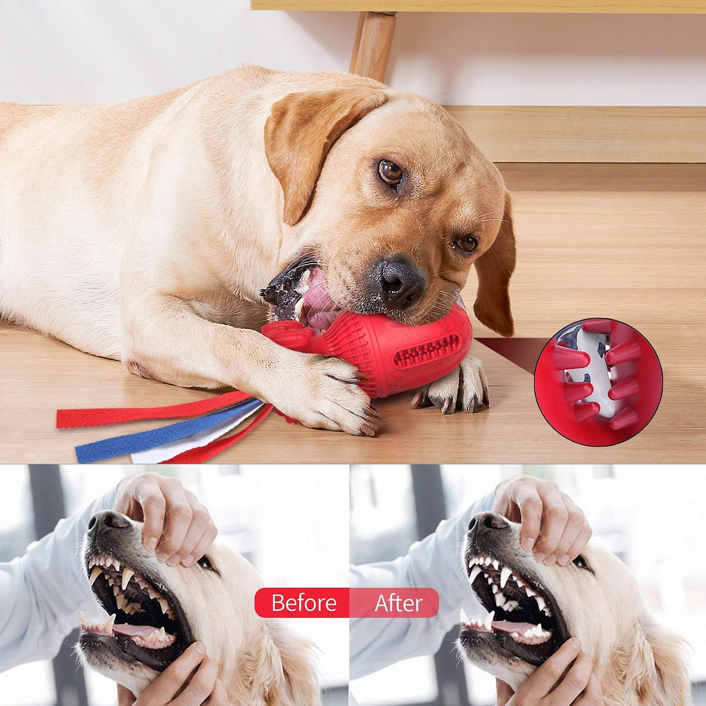 Beef Flavor Bomb Shape Dog Toys