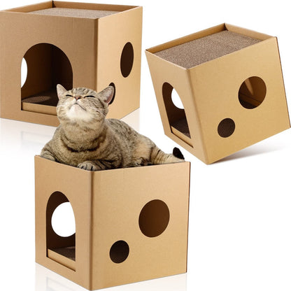 Cat Cardboard Kitty Scratcher Pads