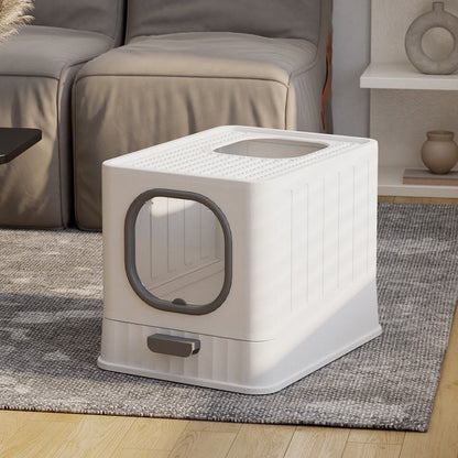 Fully Enclosed Cat Litter Box