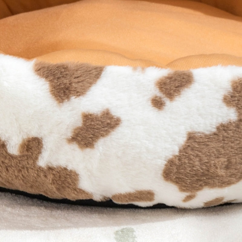 Semi Closed Cozy Pet Cave Bed