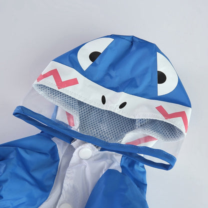 Shark Style Dog Raincoat