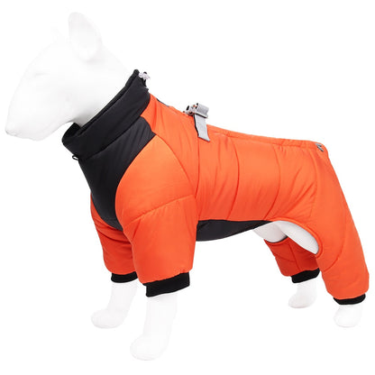 Reflective Dog Coat With Leash Ring