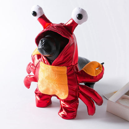 Halloween Red Crab Pets Costume