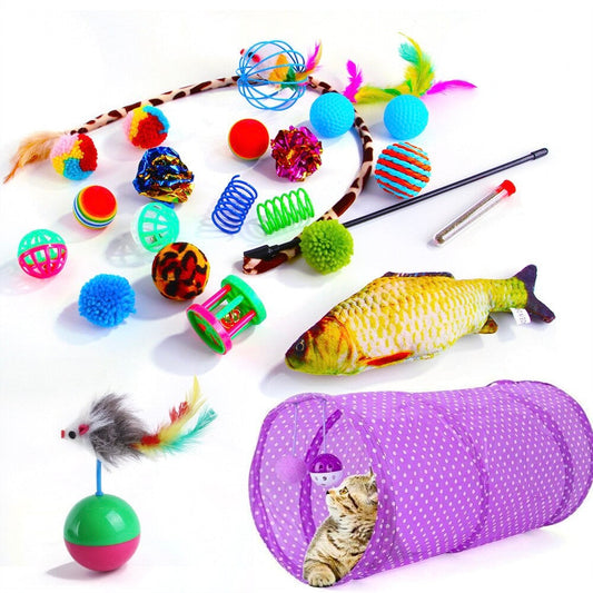 23 Pack Assorted Cat Toys