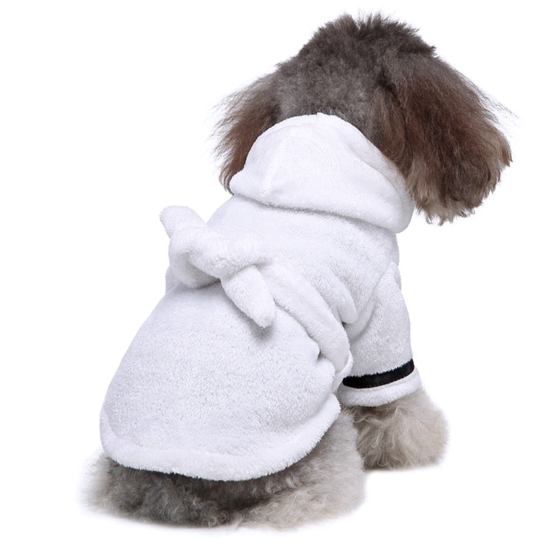 Winter Warm Dog Bathrobe